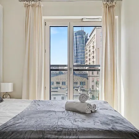 Apartment Luxury 2-room With A Beautiful View - Mennica Warsaw