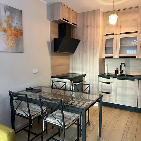 Daire Luxury 2-room With A Beautiful View - Mennica Varşova